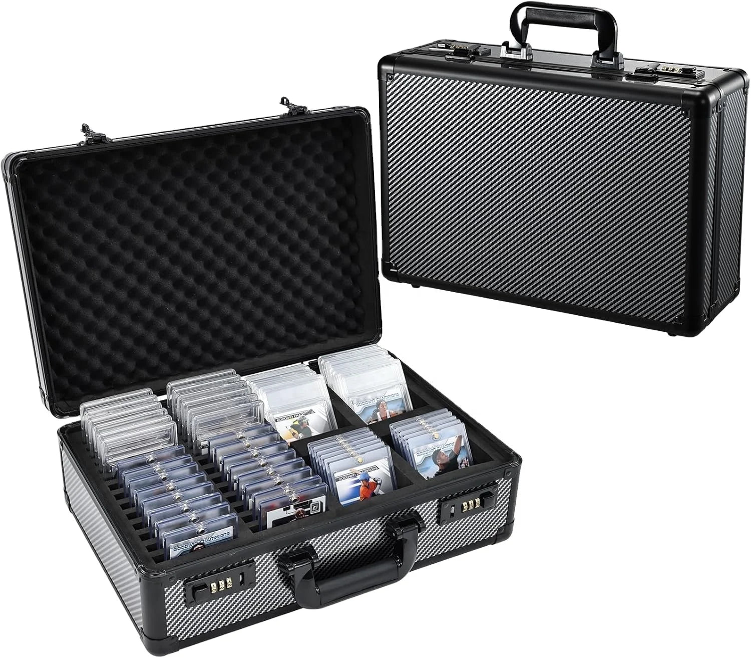 Lockable for Slab Trading Card Cases for Sports Cards Tool Cases with High Security