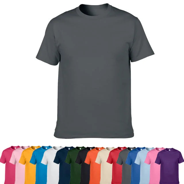 Men's T-shirt Cheap Clothing Manufacturers T-shirt Free Sample Wholesale 100% Cotton Short Sleeve T-shirt