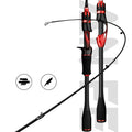 Wholesale 1.5m 1.68m 1.8m Carbon Fishing Rod Super Soft Ultra Light Adjustment Spinning Casting Solid Core White Fishing Rod