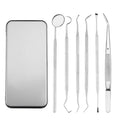 FOCSTAR Stainless Steel Oral Dental Tool Set (BTC019) 5PCS 6PCS in 1 Teeth Cleaning Beauty & Personal Care Product