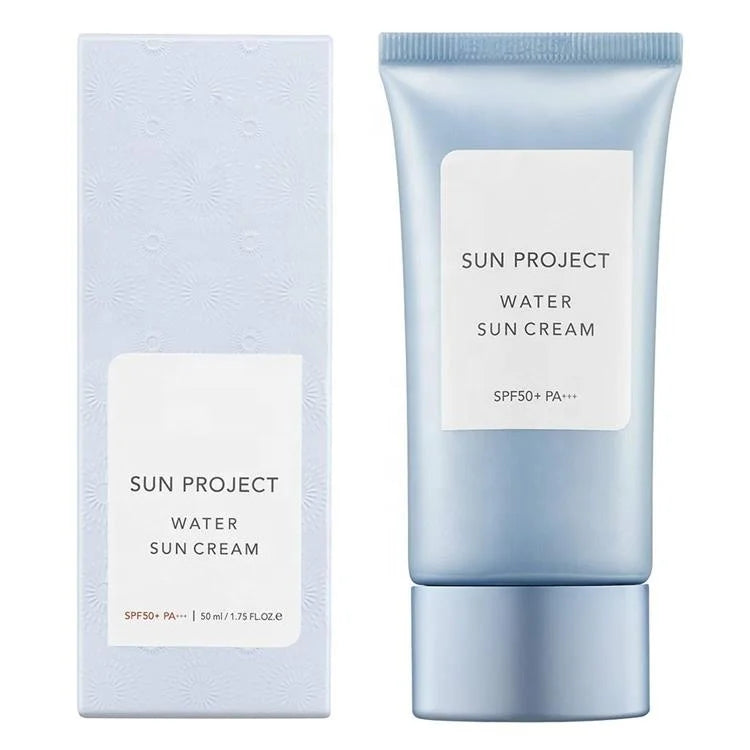 Custom Logo Sunblock Cream After-Sun Repair Care Whitening Moisturizer Korean Sunscreen Spf 50 Collagen with Vitamin E