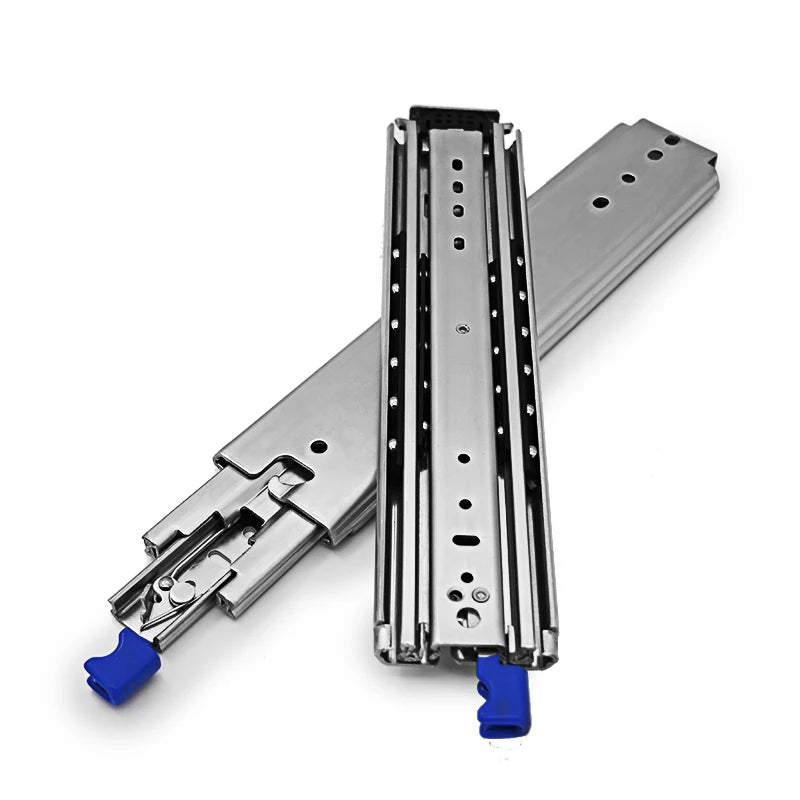 Extra Heavy Duty 76mm Hidden Extension Drawer Slides 7613 High Temperature Resistant Steel Industrial Grade Apartment Outdoor
