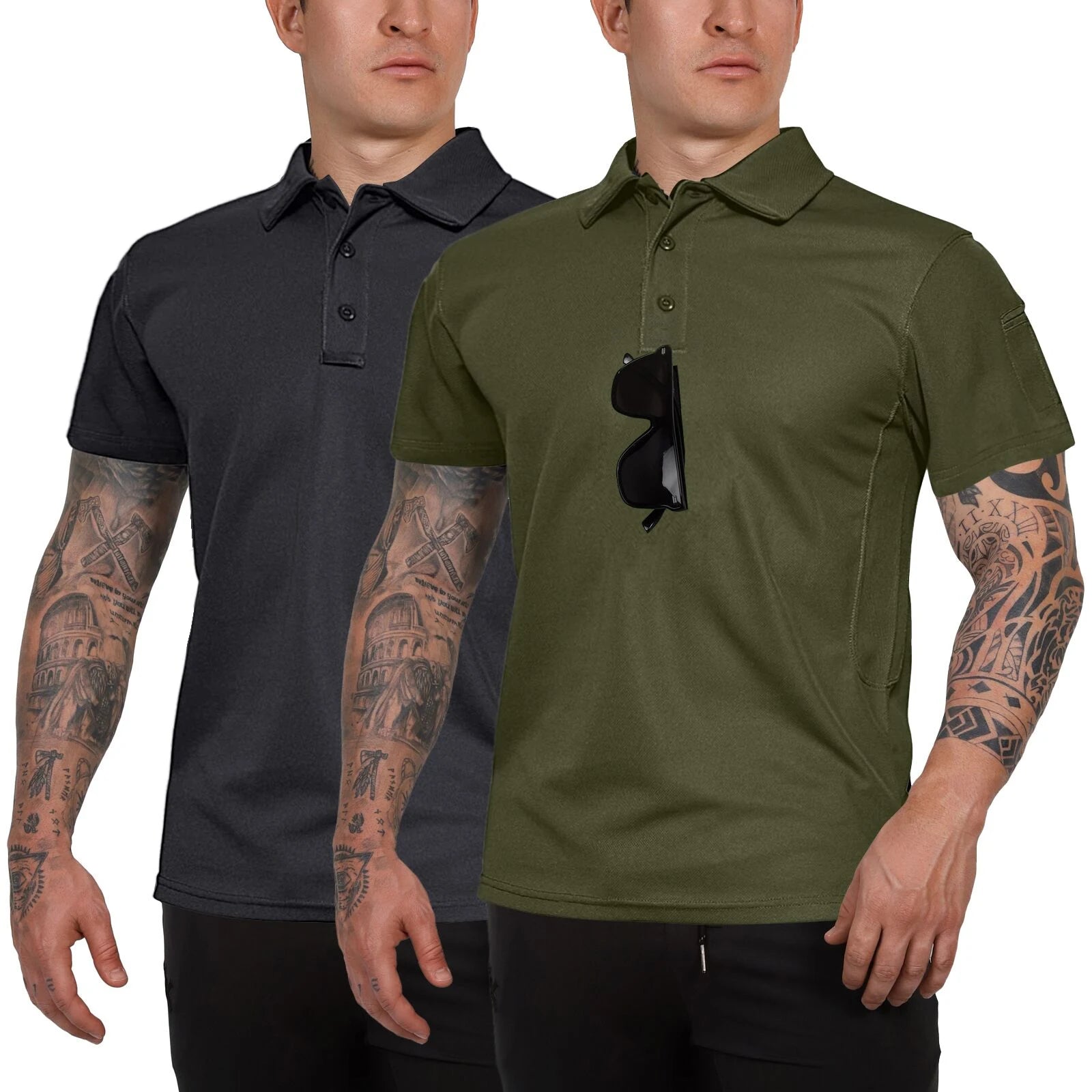 Wholesale Summer New Arrival Sports Solid Color Knitted Polyester Men's Polo T-Shirt