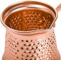 Turkish Copper Color  Coffee Pot 350ml Greek Arabic Coffee Maker Hammered Cezve Jezve Ibrik Briki Milk Warmer Pan Gravy Jug