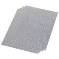 Premium Platinum Brushed Metal Texture A4 Vinyl Sticker Paper Sheets Inkjet Printable for Computer Camera Mobile Phone PET
