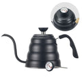 40oz/1.2L Gooseneck Thin Spout Stainless Steel Coffee Kettle with Thermometer  for Hand Drip Pour Over Coffee Tea Pot Teapot