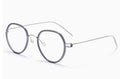 2026 New No Screws Eyewear Brand Designer Man Anti Blue Light Vintage Silvery Eyeglasses High End Optical Frame Oculos