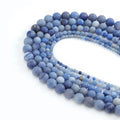 Natural Stone Blue Aventurine Black Wood Grain Stone Beads 4/6/8/10/12mm DIY Handmade Loose Beads for Women Men Accessory