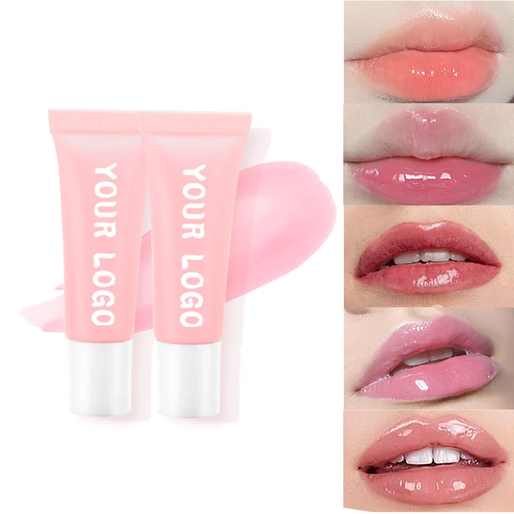 Wholesale Natural Vitamin E Moisturizing Lip Care Fruity Vegan Private Label Nourishing Liquid Lip Balm