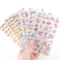 Print Durable Waterproof Vinyl Paper Decoration Hologram Sticker Sheet Bike Laptop Custom Die Cut Sticker