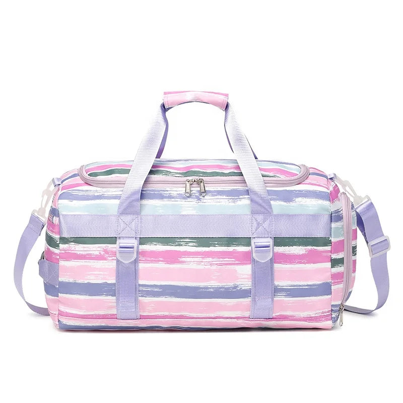 Checkered Luggage Travel Bags Girls Kids Gym Bag Sport Duffle Women Plaid Waterproof Duffle Luggage Bag Trolley for Travel