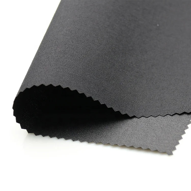 500D Ripstop Nylon Fabric Black PU Coated Cordura Waterproof Tactical Woven Style for Boys and Girls Bags