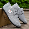 Men's Fashion Flat Soled Shoes in Autumn and Winter Casual Shoes and Lazy Canvas Shoes