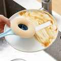 Long Handle Dishwashing Steel Wire Ball Nano Cleaning Brush Pot Artifact Pot Cleaning Brushes That Don't Hurt Toilet Usage
