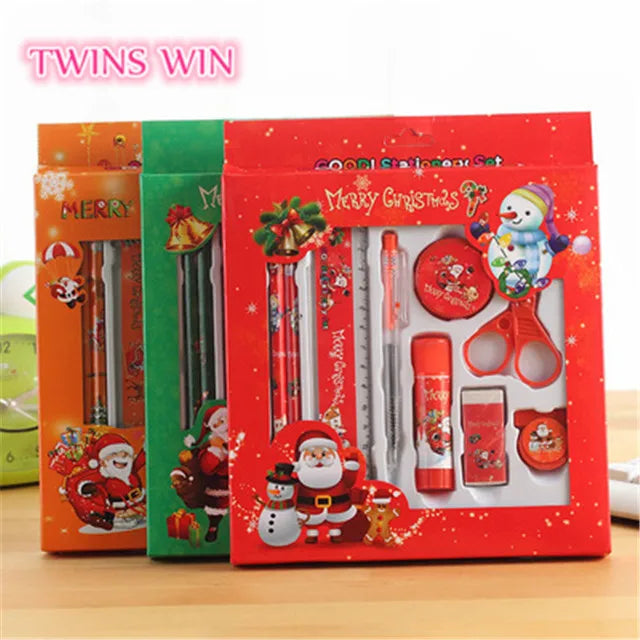 High Quality 9pcs School Stationary Gift Set for Kids New Year Gift 344