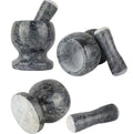 Hot Sale Cheap Price Manual Grinder Pepper Corn Grinder Marble Stone Mortar and Pestle Set Garlic Press Motor and Pestle Set