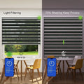 Wireless Automation Electric Smart Control Blackout zebra Blinds Shades for Bedroom