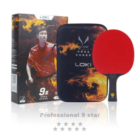 LOKI R Series 9star High Sticky Rubber Professional Table Tennis Paddle Ping Pong Rackets