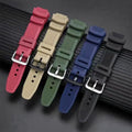 18mm Soft Silicone Watch Band for Casio W218H AE-1200 1100 SGW-300 MRW-200 Bracelet Resin Silicone Strap