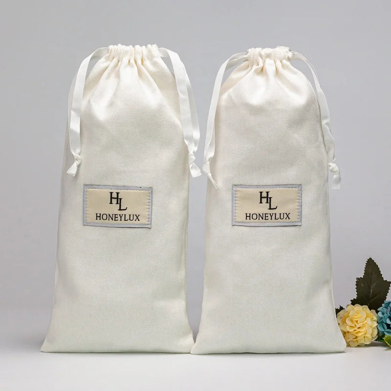 Factory Custom Drawstring Bag Package Cotton Canvas Shopper Tote Bag
