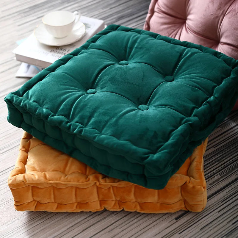 Square Thick Floor Seating Office Chair Home Sofa Hotel Decorative Seat Cushion