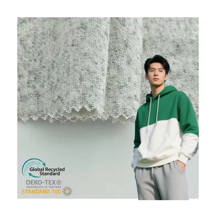 Supplier Comfortable Hoodie Sweatshirt Cotton Polyester French Terry Fleece Fabric