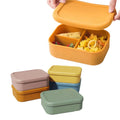 OEM/ODM 7.2inch Silicone Bento Lunch Box Meal Prep Fridge Organizer Food Storage Container for Kids Restaurant Use