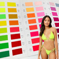 Free Sample Stock Matte Plain Elastic Polyamide Elastane Spandex Tricot Fabrics for Swimwear Underwear Bikini Lingerie