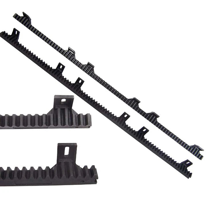 CHISUNG 2026 Factory Price Black Nylon Pinion Rack Support Sliding Gate Opener for Cheaper Gear Rack