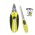 Professional Dog Nail Scissors and Nail File Set Pet Nail Clippers & Trimmers with Safety Guard