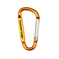 Multi Tool 2" Custom Engraved Logo D Shape Wire Gate Aluminum Alloy Flat Carabiner Hook Clip for Climbing Outdoors