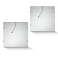 DC24V 6262 60W 2700-6500K CCT Dimming Gapless Smart Wi-Fi Tuya App Control Home Office CCT Square LED Panel Light 62x62