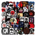 50Pcs New Death Note Anime Graffiti Decorative Sticker for Boy Laptop Phone Decal Waterproof Cartoon Sticker