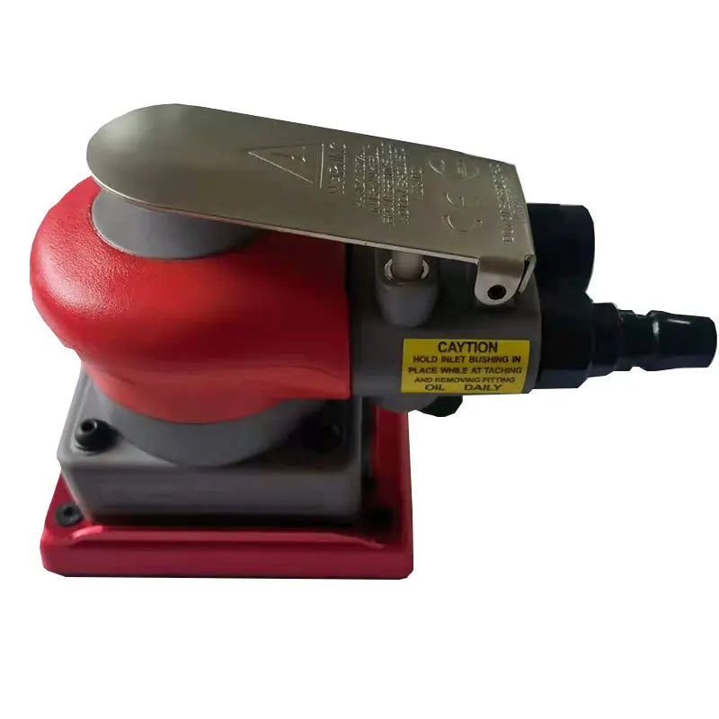 ATPRO 75/100mm Square Pneumatic Grinder Car Paint Finish Orange Peel Pattern Dry Grinder Thin Soft Sanding Paper Ash Grinding
