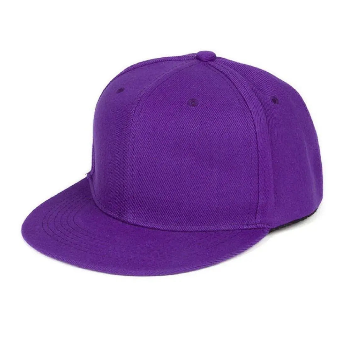 Fashion Bright Color Adjustable Customized Logo 6-Panel Flat Brim Sporty Outdoor Travel Hat Letter Pattern for Unisex Adults