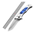 Skull Aluminum Handle Custom Folding Camping Outdoor Knife Survival Pocket for Pakistan USA Market
