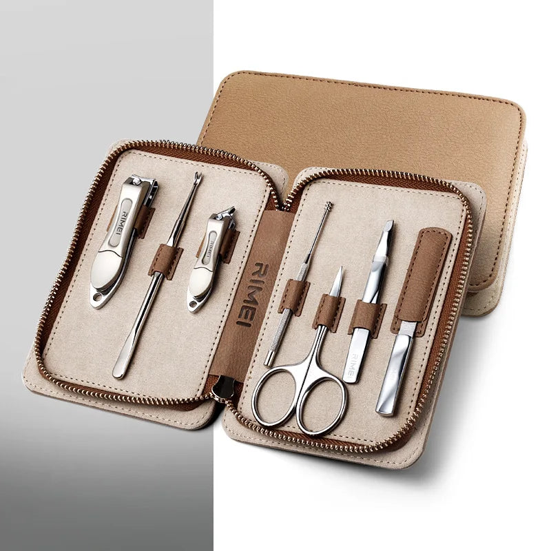 Promotional Fashion Personalised Gifts Carbon Steel Nail Care Kits Manicure & Pedicure Set