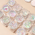 High Pigment Vegan Loose Chameleon Highlighter Powder 18 Options Glitter Eye Body Nail Single Sequins Bronzer