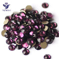 YANRUO Amethyst Diamond Rhinestone Bridal Hair Accessories Rhinestone for Outfit and Wedding Dresses