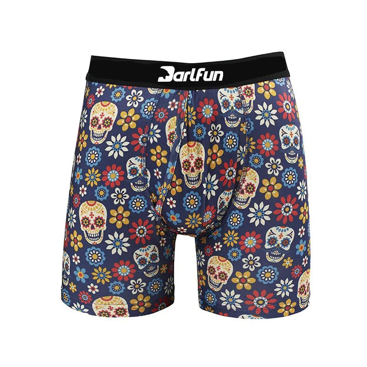 Sublimation Printing Design Marathon Sports Boxer Briefs Light Weight Running Shorts Quick Dry Boxer Shorts Boxer Underwear