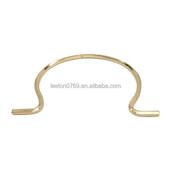 Factory Supply Bag Accessories 140mm Metal Gold Bag Handle