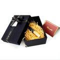 Custom Lipstick Loose Powder Blush Cosmetic Gift Paper Boxes Lid and Base with Bow Ribbon Recycled Materials