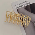 New Women Metal Hair Claw Elegant  Hair Clips Barrette Crab Headband Hairpin Headwear Hair Accessories