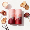 Custom Size Printing logo Recyclable Cardboard Luxury Gift Cylinder Rigid Perfume Scented Candles Packaging Craft Paper Tube