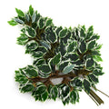 Artificial Green Plant Grass Leaf Artificial Banyan Tree Leaves for Wedding Party Tree Decor