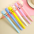 Wholesale School Stationery Cute Kawaii Cartoon Cat Paw Shape Gel Pen for Kids