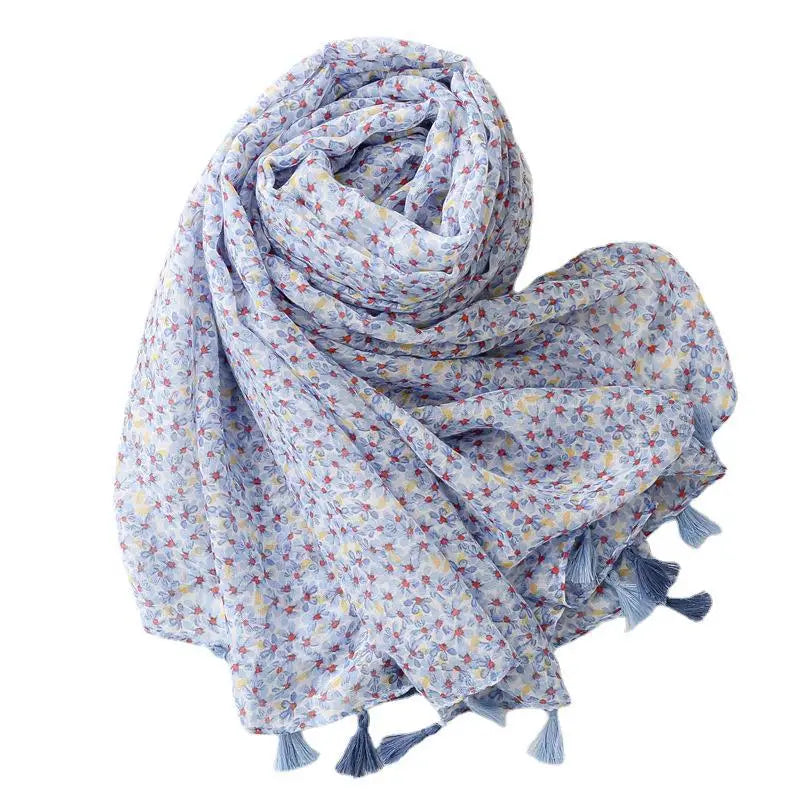 Luxury Women Headscarf Cotton Linen Hijab Scarf Versatile Scarves Printed Shawls and Wraps Blanket
