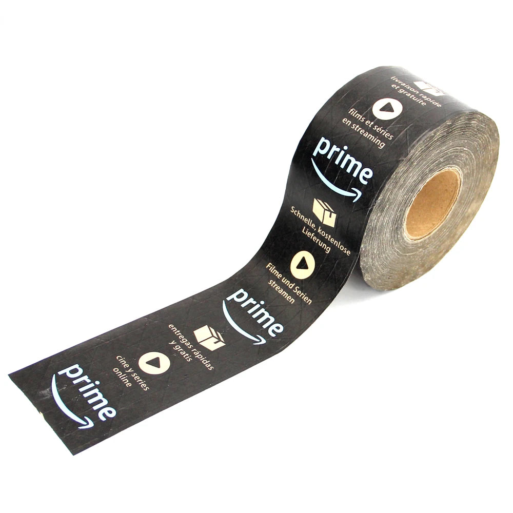 Premium Best Selling Water Activated Reinforced Prime Kraft Paper Tape Logo Printed