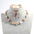 Bohemian Jewelry 2025 Holiday Trend Beach Accessories Starfish Earrings Conch Bracelet Necklace Shell Jewelry Set for Women Girl