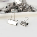 Customized Metal Paper Clip 32mm Letter Binder Clips Silver Grip Clamps Paper Document Office School Stationery